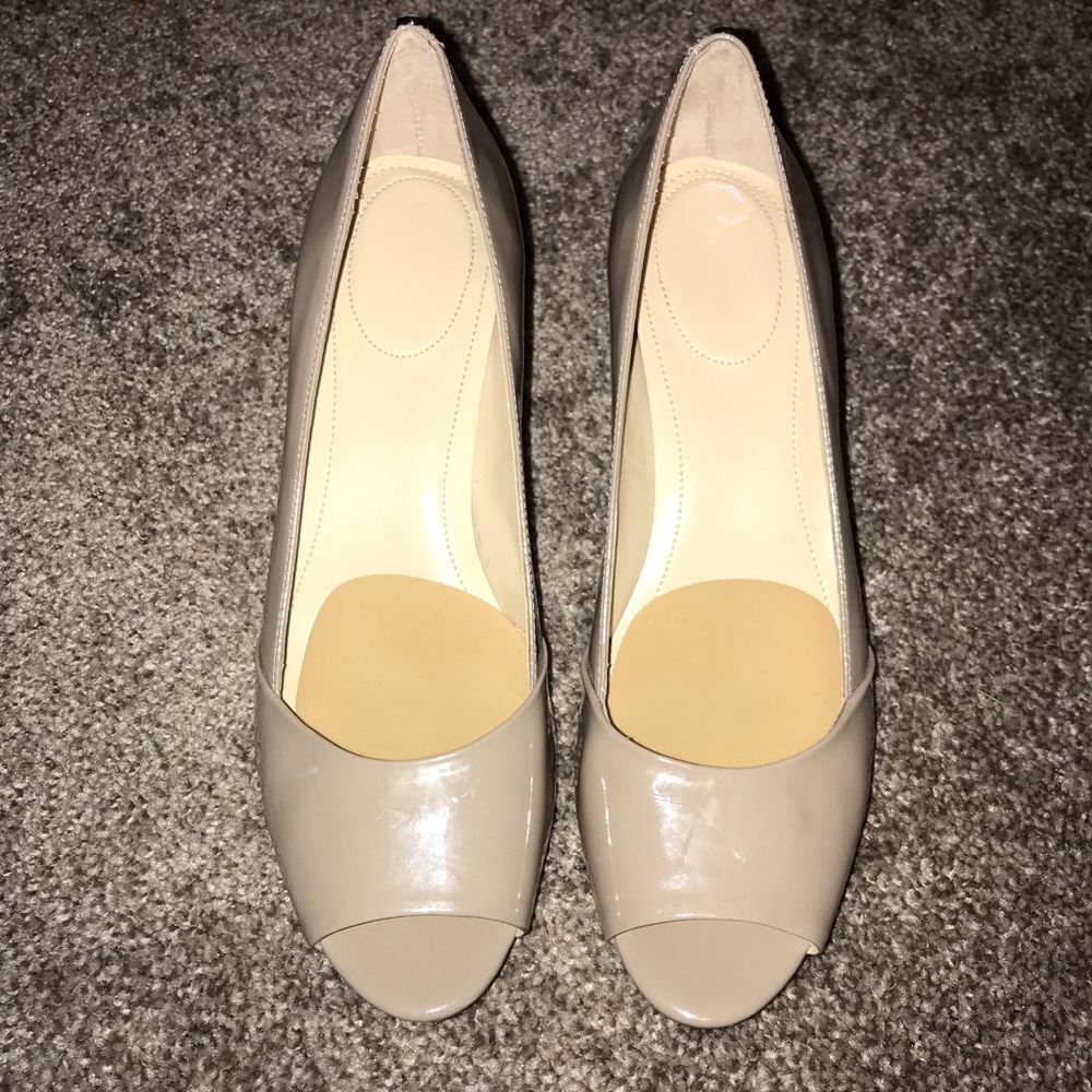 Calvin Klein nude heels